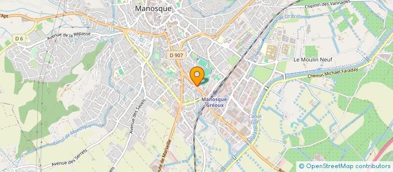 localisation de l'entreprise MONSIEUR NUMA PAGLIANO à MANOSQUE