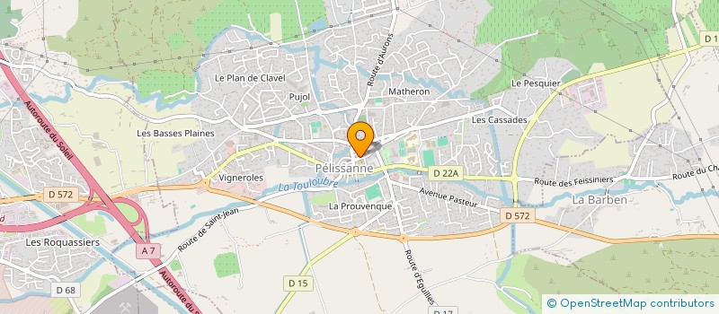 localisation de l'entreprise MONSIEUR NUMA PERRIN  PELISSANNE