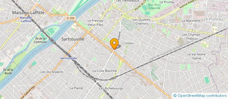 localisation de l'entreprise MONSIEUR NUMAN MIA  SARTROUVILLE