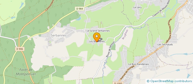 localisation de l'entreprise MONSIEUR NUNA MONTENEGRO  SERBANNES