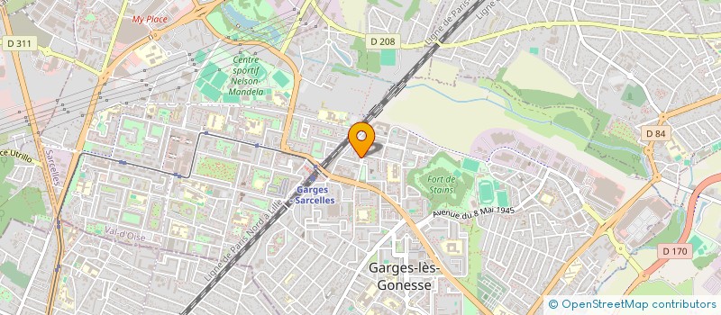 localisation de l'entreprise MONSIEUR NUNES GARCIA ADAO  GARGES-LES-GONESSE