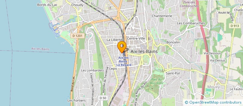 localisation de l'entreprise MONSIEUR NUNES MAMBOTE BATUZOLELE PEDRO  AIX-LES-BAINS