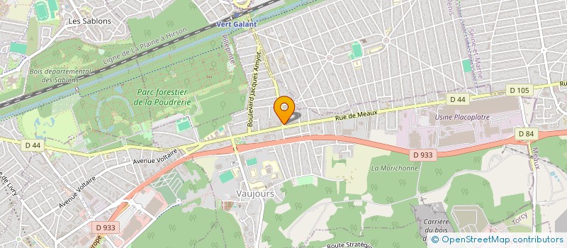 localisation de l'entreprise MONSIEUR NUNO AFONSO PINTO à VAUJOURS