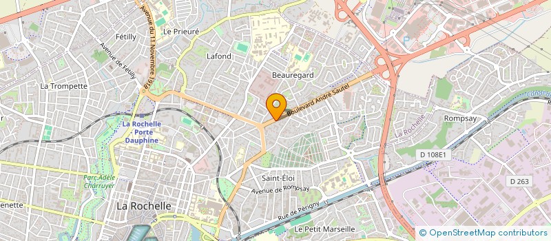 localisation de l'entreprise MONSIEUR NUNO AGOSTINHO PEREIRA MARTINS  LA ROCHELLE