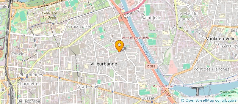 localisation de l'entreprise MONSIEUR NUNO ALBINO CORREIA  VILLEURBANNE