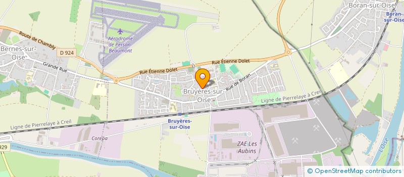 localisation de l'entreprise MONSIEUR NUNO ANTUNES ALVES  BRUYERES-SUR-OISE