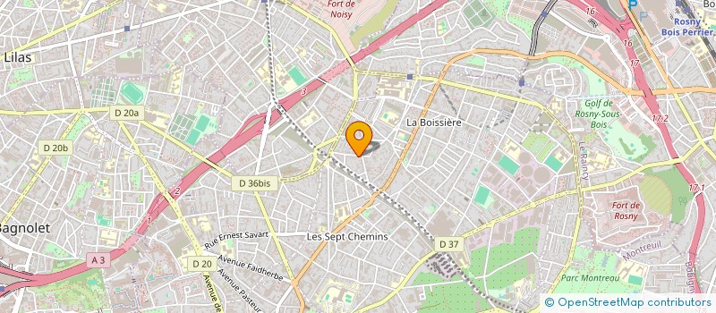 localisation de l'entreprise MONSIEUR NUNO ANTUNES DA FONSECA à MONTREUIL