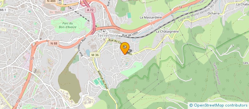 localisation de l'entreprise MONSIEUR NUNO BASTOS NOGUEIRA  SAINT-ETIENNE