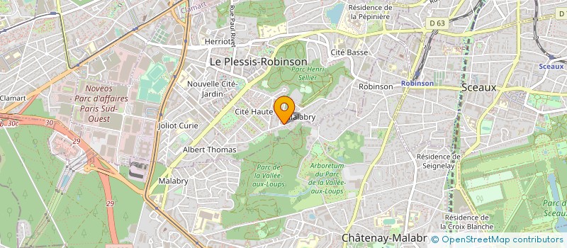 localisation de l'entreprise MONSIEUR NUNO CARVALHO à LE PLESSIS-ROBINSON