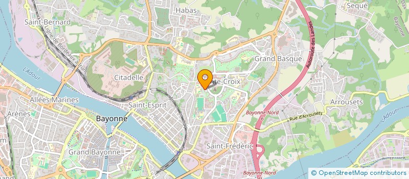 localisation de l'entreprise MONSIEUR NUNO DA CONCEICAO RODRIGUEZ  BAYONNE