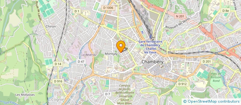 localisation de l'entreprise MONSIEUR NUNO DA SILVA TEIXEIRA  CHAMBERY