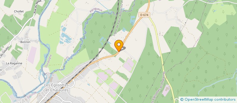 localisation de l'entreprise MONSIEUR NUNO DE BRITO BAPTISTA  LES EGLISOTTES-ET-CHALAURES