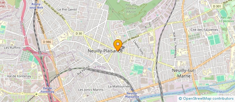 localisation de l'entreprise MONSIEUR NUNO DE SOUSA RODRIGUES à NEUILLY-PLAISANCE