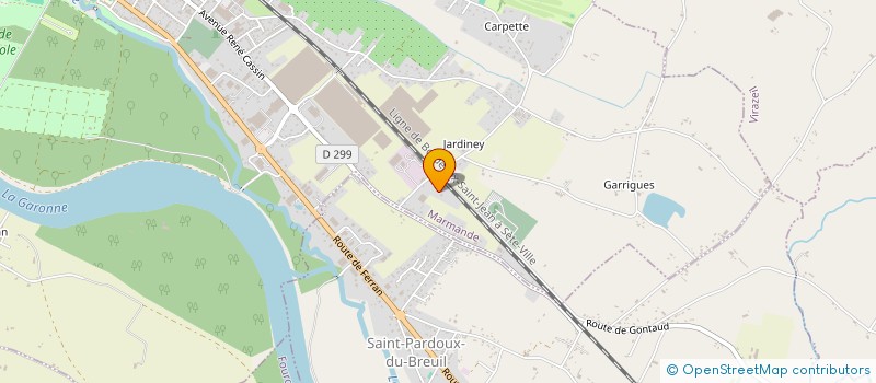 localisation de l'entreprise MONSIEUR NUNO DOS SANTOS NUNES  MARMANDE