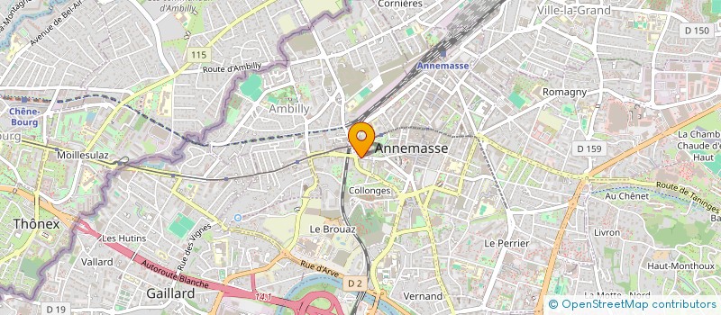 localisation de l'entreprise MONSIEUR NUNO FIGUEIRA DA SILVA à ANNEMASSE