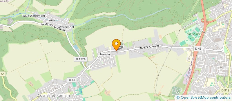 localisation de l'entreprise MONSIEUR NUNO GAMEIRO DOS SANTOS à COSNES-ET-ROMAIN