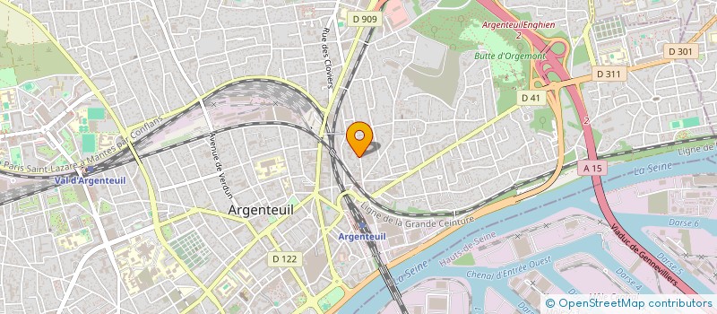 localisation de l'entreprise MONSIEUR NUNO GUSTAVO ALVES  ARGENTEUIL