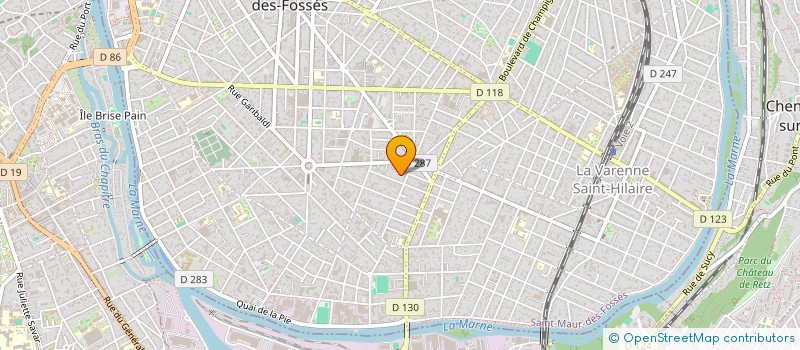 localisation de l'entreprise MONSIEUR NUNO HENRIQUE DOS SANTOS à SAINT-MAUR-DES-FOSSES