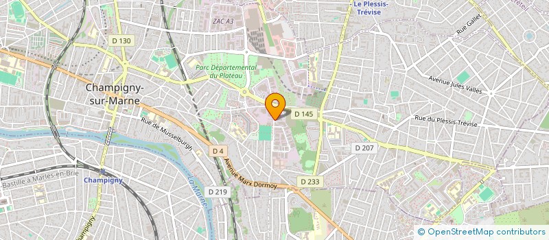 localisation de l'entreprise MONSIEUR NUNO JOAQUIM GONCALVES MATIAS à CHAMPIGNY-SUR-MARNE