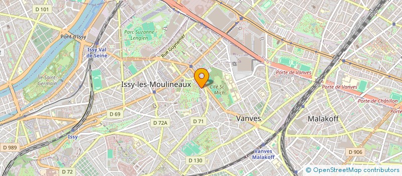 localisation de l'entreprise MONSIEUR NUNO JOSE DA CRUZ à VANVES
