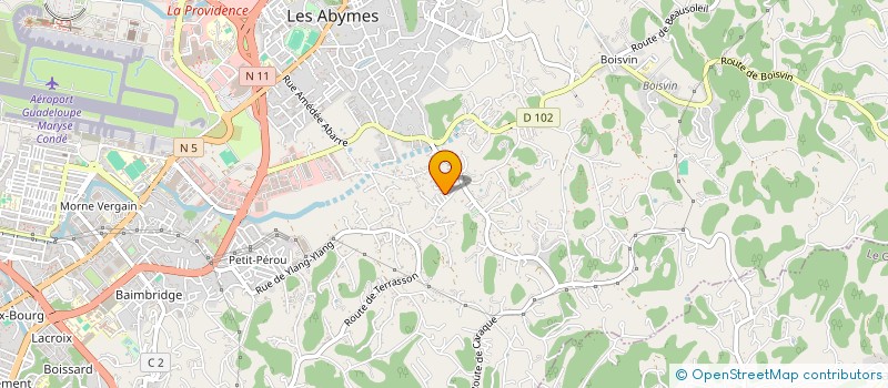 localisation de l'entreprise MONSIEUR NUNO MAIO FERREIRA  LES ABYMES