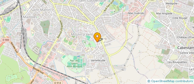 localisation de l'entreprise MONSIEUR NUNO MATIAS ALVES  PERPIGNAN