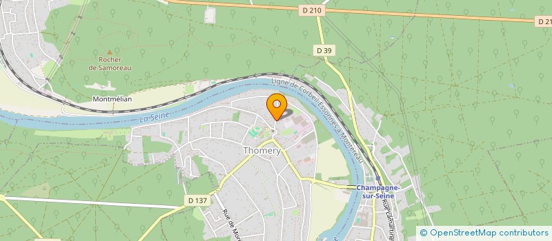 localisation de l'entreprise MONSIEUR NUNO MENDES BICA  THOMERY