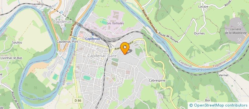 localisation de l'entreprise MONSIEUR NUNO MIGUEL CORREIA GONCALVES  CAPDENAC-GARE