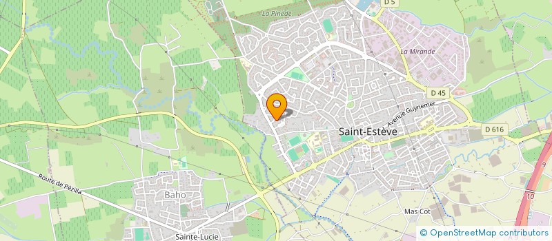 localisation de l'entreprise MONSIEUR NUNO PALMA  SAINT-ESTEVE