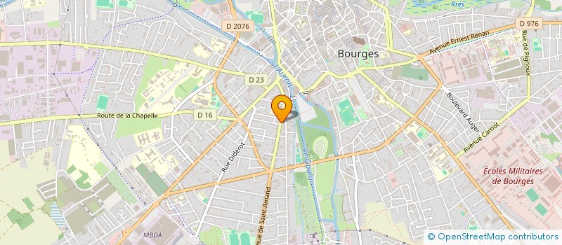 localisation de l'entreprise MONSIEUR NUNO RAFAEL PIMENTA PEIXOTO à BOURGES