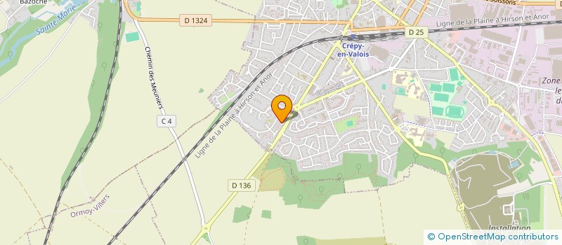 localisation de l'entreprise MONSIEUR NUNO REBELO  CREPY-EN-VALOIS