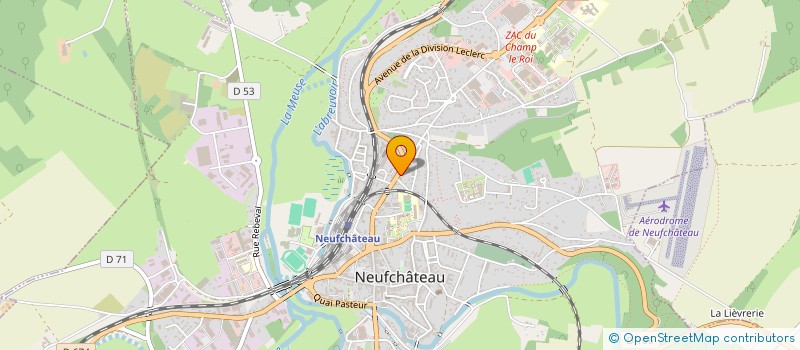 localisation de l'entreprise MONSIEUR NUNO SERRA  NEUFCHATEAU