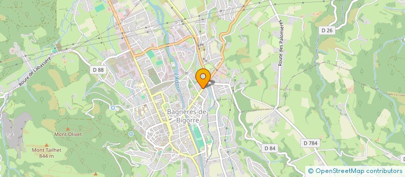 localisation de l'entreprise MONSIEUR NUNO VALENTE PAULO  BAGNERES-DE-BIGORRE