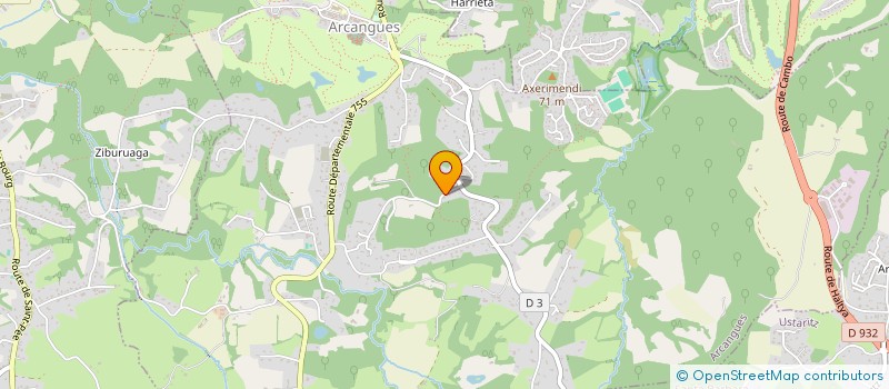 localisation de l'entreprise MONSIEUR NUNZIO VINCI  ARCANGUES