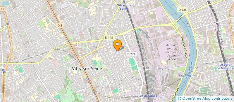 localisation de l'entreprise MONSIEUR NUR HOSSAIN  VITRY-SUR-SEINE