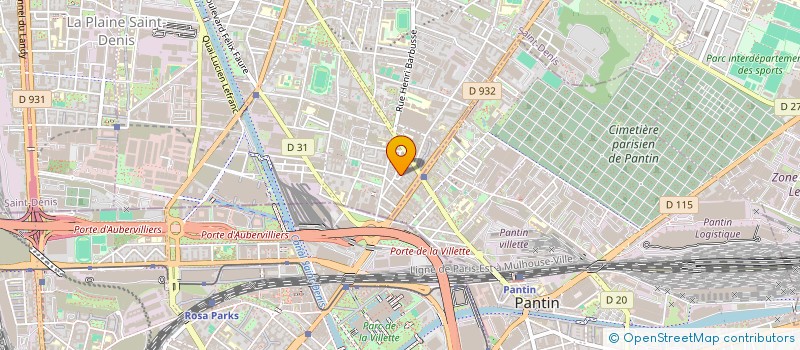 localisation de l'entreprise MONSIEUR NUR MIAH  AUBERVILLIERS