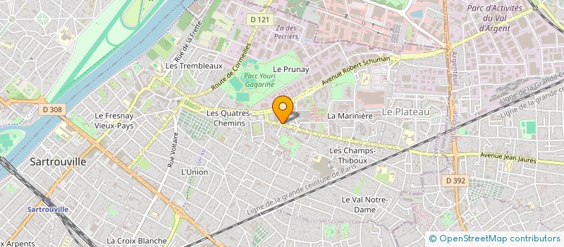 localisation de l'entreprise MONSIEUR NURBEK SHAMSHIYEV à SARTROUVILLE