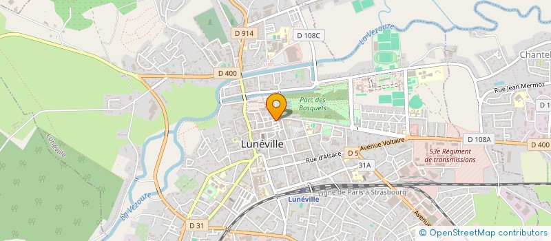 localisation de l'entreprise MONSIEUR NURETTIN ERCEN à LUNEVILLE