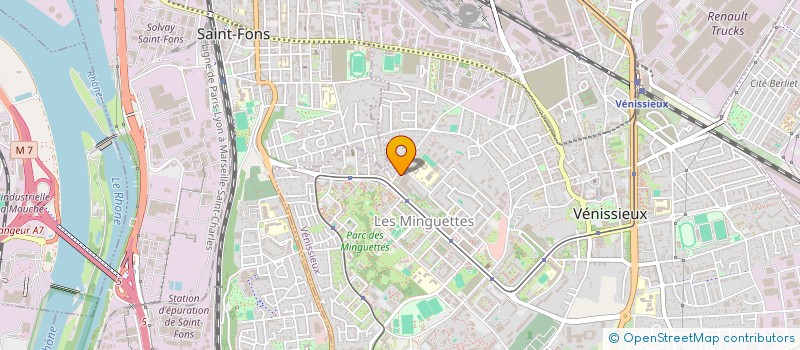 localisation de l'entreprise MONSIEUR NURI SAHIN  VENISSIEUX