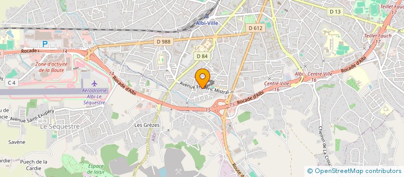 localisation de l'entreprise MONSIEUR NURUDEEN OLANREWAJU à ALBI