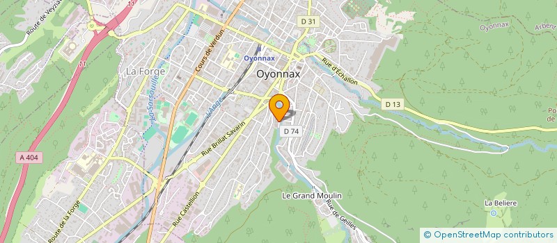 localisation de l'entreprise MONSIEUR NURULLAH TOPUZ à OYONNAX