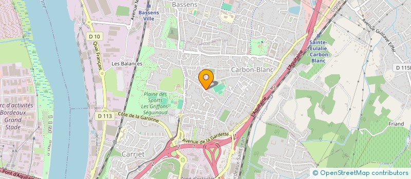 localisation de l'entreprise MONSIEUR NURULLAH YALCINER  CARBON-BLANC