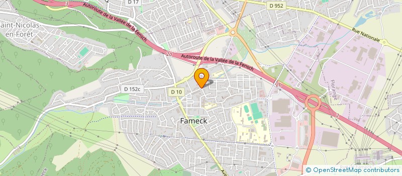 localisation de l'entreprise MONSIEUR NUSRET AYHAN  FAMECK