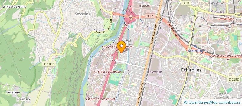 localisation de l'entreprise MONSIEUR NUSRET AZIRI à ECHIROLLES