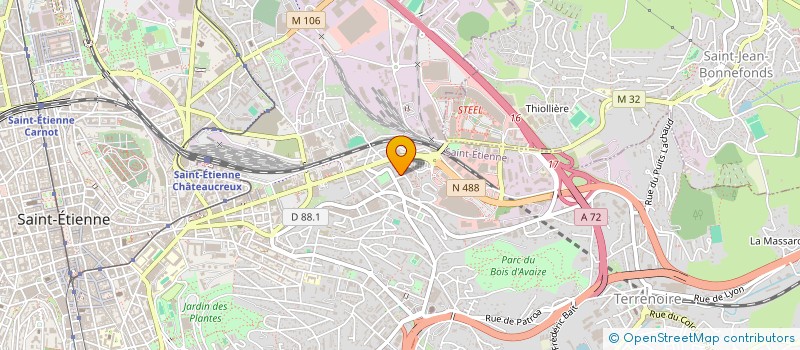 localisation de l'entreprise MONSIEUR NUSRET OZKAN  LE CHAMBON-FEUGEROLLES