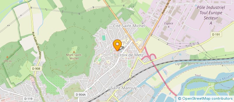 localisation de l'entreprise MONSIEUR NUSTRET BAHTIRI  TOUL