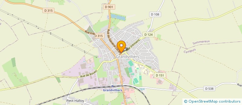 localisation de l'entreprise MONSIEUR NUTU FILIP  GRANDVILLIERS
