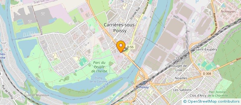 localisation de l'entreprise MONSIEUR NUWAN DE SILVA  LOUVECIENNES