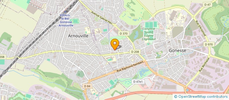 localisation de l'entreprise MONSIEUR NUX-HORTON AUGUSTIN à GONESSE