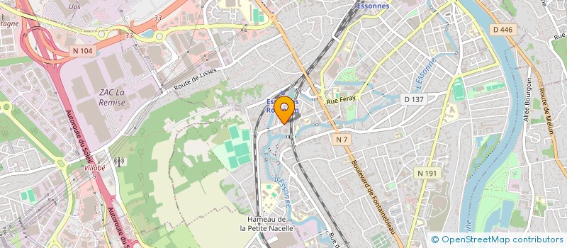 localisation de l'entreprise MONSIEUR NY AINA ANDRIAMBOLAMALALA à LONGJUMEAU